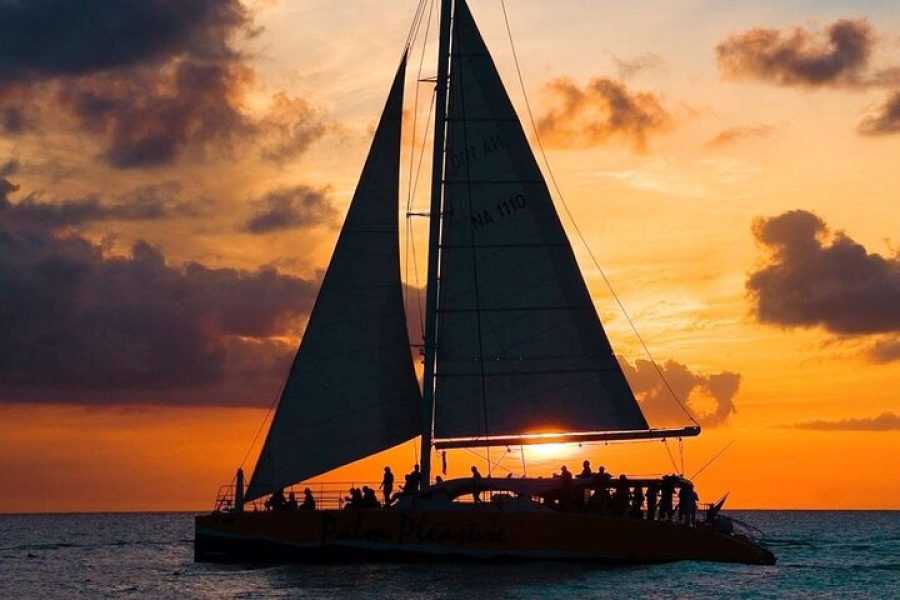 Sunset catamaran جودة عالية